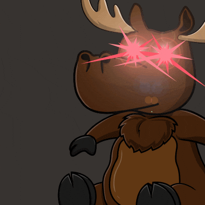 DoYouMoose baby eyes nft blockchain GIF