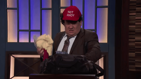andy richter packing GIF by Team Coco