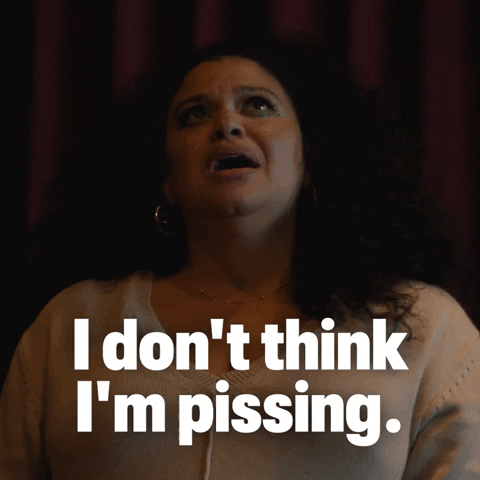 Pissing Michelle Buteau GIF by NEON