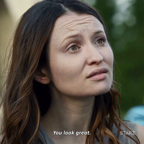 you look great emily browning GIF by American Gods