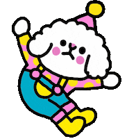 Celebrating Happy Birthday Sticker