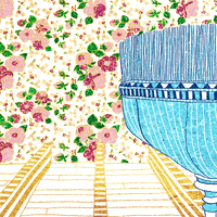 cesuperstudio vintage rose bingo fleur GIF