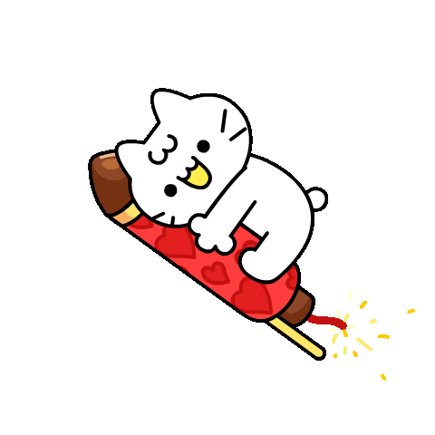 Cat Love Sticker by Mikitti