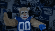 Celebration Cosmo GIF by BYU Cougars