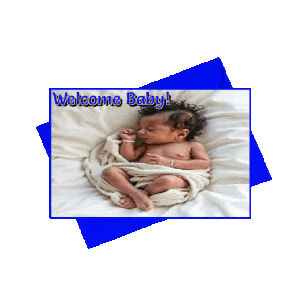 Welcome Baby Sticker