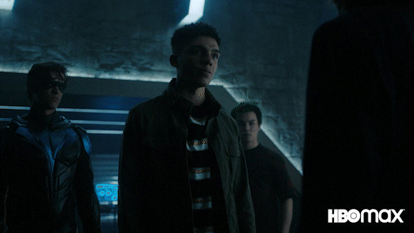 Tim Drake Slapping GIF by HBO Max
