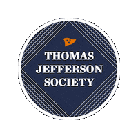 Thomas Jefferson Wahoowa Sticker by UVA Alumni Association