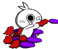 Rabbit Lineスタンプ Sticker by クレイジー闇うさぎ