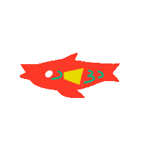 marieryyoung animal fish sea tropical Sticker