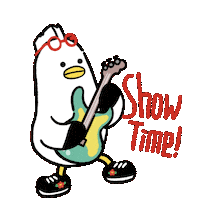 Showtime Guitar Sticker by boogi_in_busan