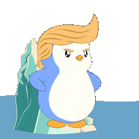 Donald Trump Sticker by Pudgy Penguins