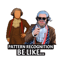 Recognise Pattern Recognition Sticker