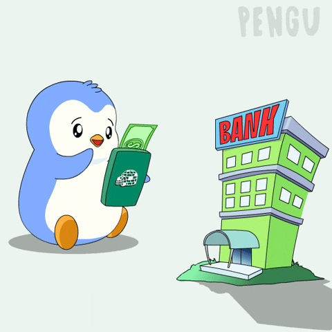 Money Saving GIF by Pudgy Penguins