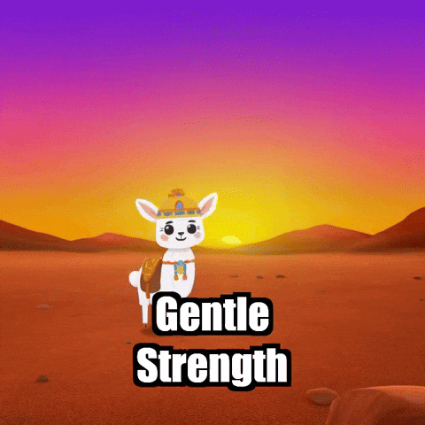 Kindness Wisdom GIF by Llamaozi