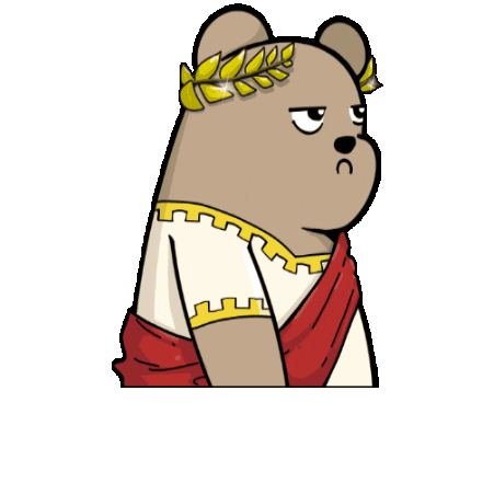 Nft Bear Sticker by SuperRareBears