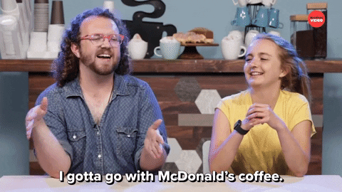 Fast Food Coffee GIF by BuzzFeed