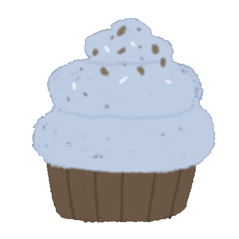 Cupcake Happy Birthday Girl Sticker