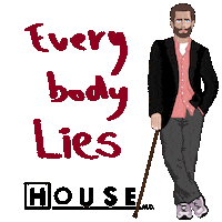 Dr House Sticker