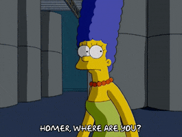 nervous marge simpson GIF