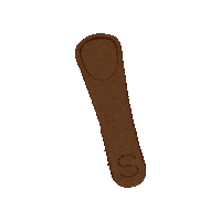 Spoonies icecream sustainable bowl spoon Sticker