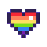 Pride Heart Rainbow Love Sticker by alleykat