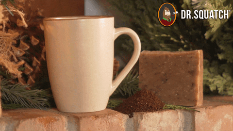 Cleansing Coffee Bean GIF by DrSquatchSoapCo