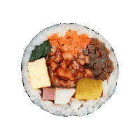 kobongmin kfood gimbap 김밥 고봉민김밥 Sticker