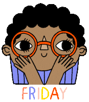 Illustration Day Sticker by Anke Weckmann