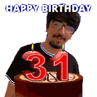 31St Birthday Sticker