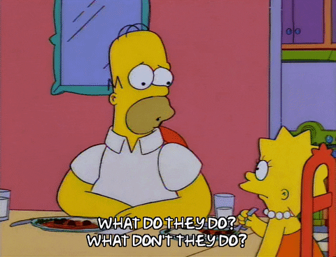 TechDogs-"User Considerations"-"Homer Simpson GIF - Saying "What Do They Do?, What Don't They Do?"" TechDogs-"User Considerations"-"Homer Simpson GIF - Saying "What Do They Do?, What Don't They Do?""