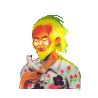 David Choe Animation Sticker