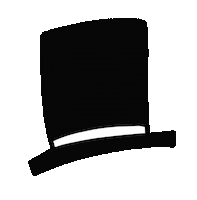 Top Hat Sticker