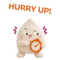 Hurry Up Waiting Sticker by Masko