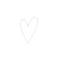 White Heart Love Sticker