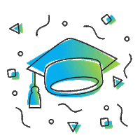 Graduation Grad Sticker by UniversitySA