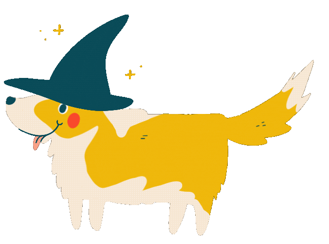 Dog Halloween Sticker