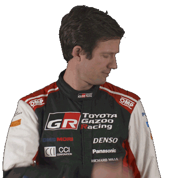 Sebastien Ogier Toyota Sticker by FIA World Rally Championship