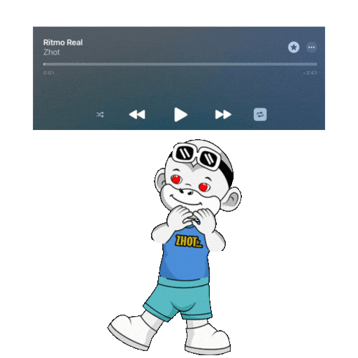 Apple Music Dance Sticker by Zhot