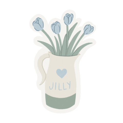 jillybox giphyupload heart flowers country Sticker