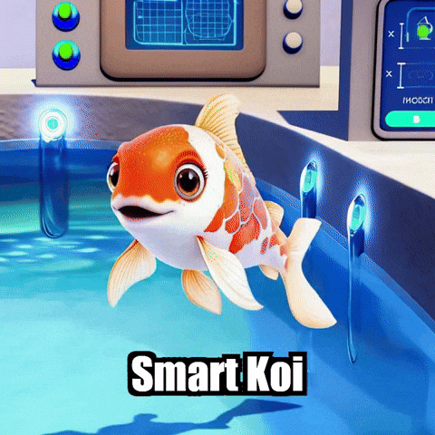 Koi Fish Technology GIF by TheConfishius