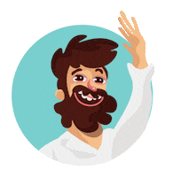 Hair Hello Sticker