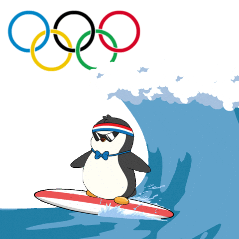 Summer Beach Sticker by Pudgy Penguins