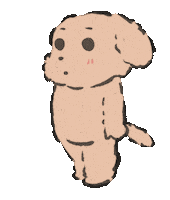 Puppy Poodle Sticker