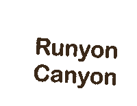 Runyon Canyon Hike Sticker by TheCoolHeART