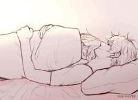 couple in bed GIF
