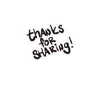 Thanks For Sharing Sticker