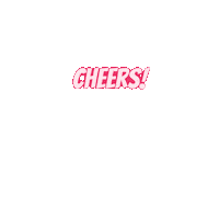 Golden_360me cheers gold drinks circle Sticker