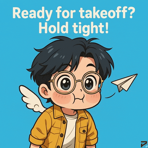 Rising Up Paper Airplane GIF by Persona