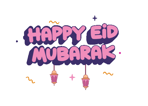 Praying Eid Al Fitr Sticker