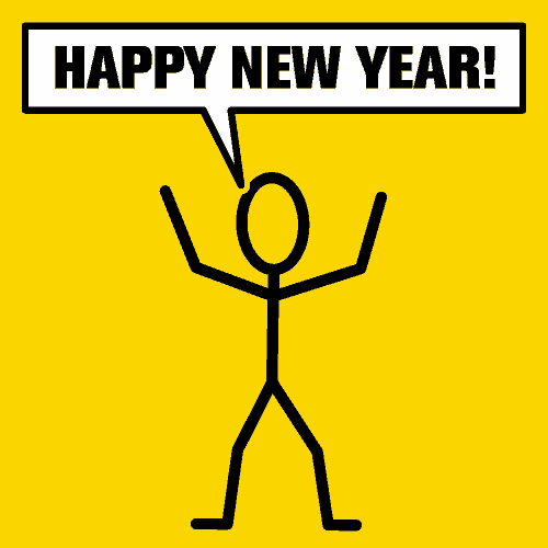 New Year Stickman GIF by PAK'nSAVE NZ